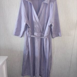 Lavender Wrap Dress